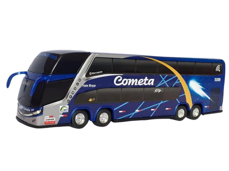 Imagem de Miniatura Ônibus De Brinquedo Cometa 1800Dd G7