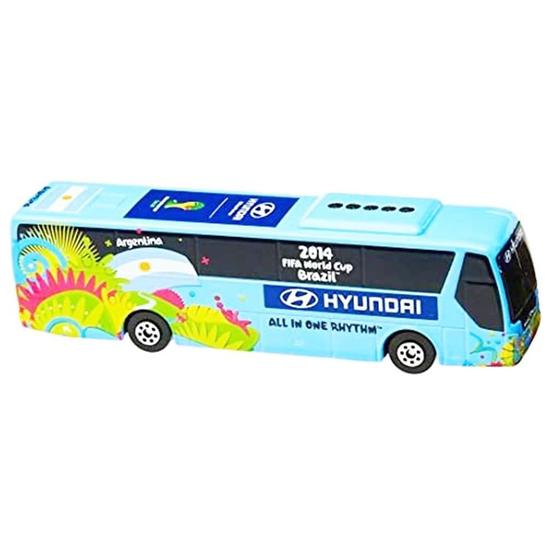 Imagem de Miniatura Ônibus Hyundai Copa Mundo Brasil 2014 Seleções Team Bus