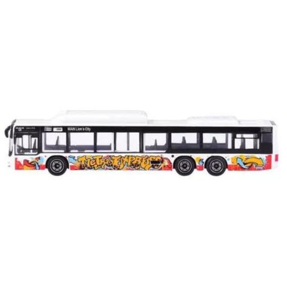 Imagem de Miniatura Ônibus Man Lion's Coach L 1/100 Branco Majorette