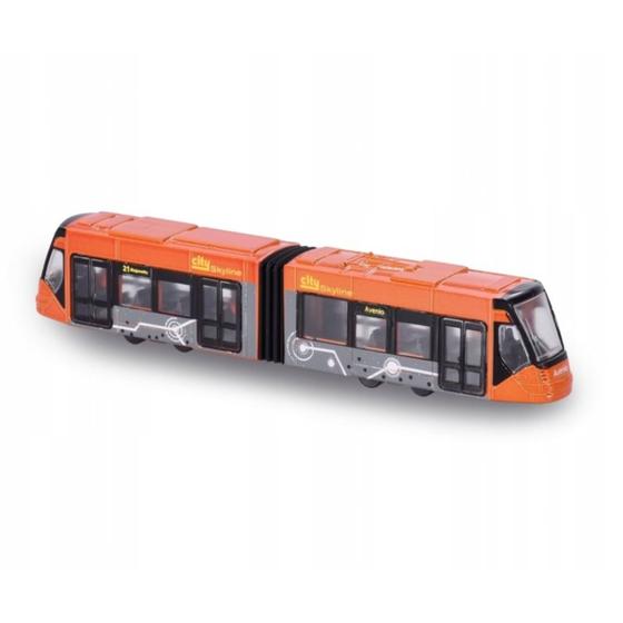 Imagem de Miniatura Ônibus Siemens Avenio Tram Laranja Majorette