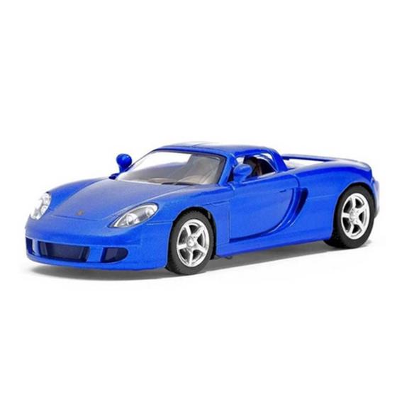 Imagem de Miniatura Porsche Carrera GT Kinsmart 1:36 Metal e Fricção Azul