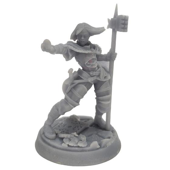 Imagem de Miniatura rpg compativel d&d tormenta barbara tabuleiro