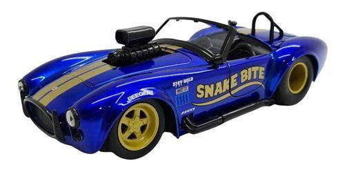 Imagem de Miniatura Shelby Cobra 427 S/c 1965 Snake Azul Jada 1:24