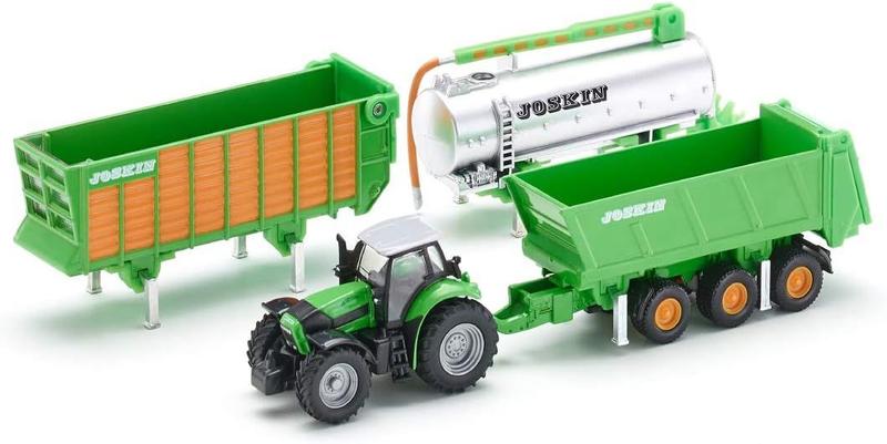 Imagem de Miniatura Siku Trator 1:87 Com Trailer Deutz-Fahr Joskin