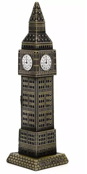 Imagem de Miniatura Torre Big Ben Londres Metal 18Cm London Relógio