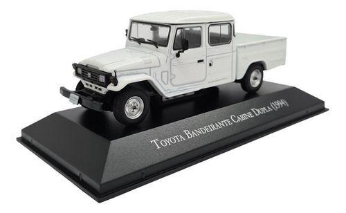 Imagem de Miniatura Toyota Bandeirante Cabine Dupla 1994 Branco 1:43