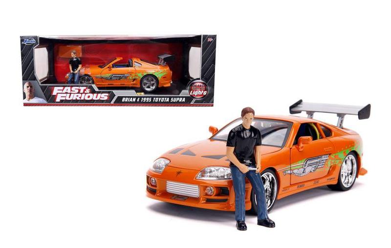 Toyota Supra MK IV 1995 Brian Con Luz Rapido Y Furioso Escala 1:18 Jada | México Autos Toyota Supra MK IV 1995 Brian Con Luz Rapido Y Furioso Escala 1:18 Jada | México Autos
