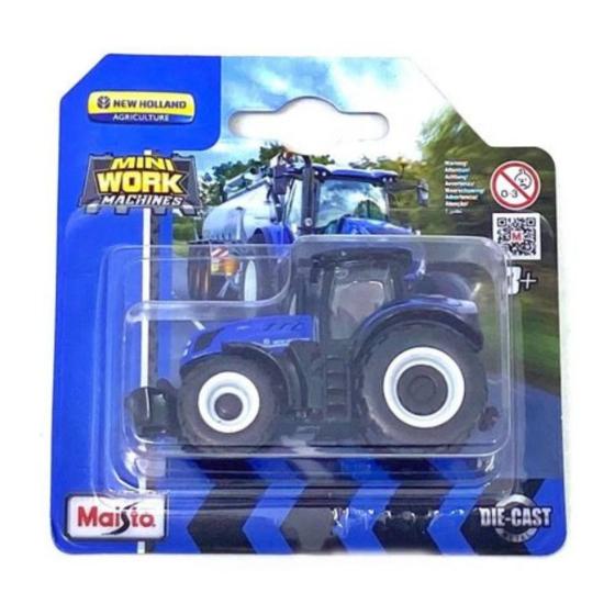 Imagem de Miniatura Trator New Holland T7.315 Hd Azul Maisto 15530