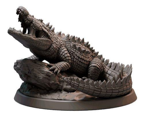 Imagem de Miniatura Tumba Morta Crocodilo Dungeons And Dragons Rpg D&d