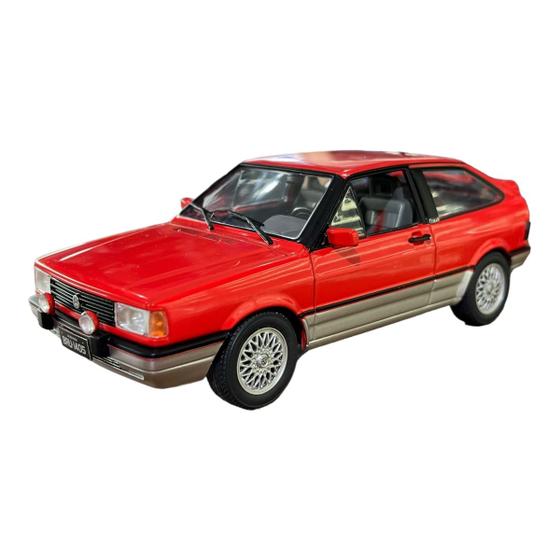 Imagem de Miniatura Volkswagen Gol GTI 1992 Vermelho Metal 1:24