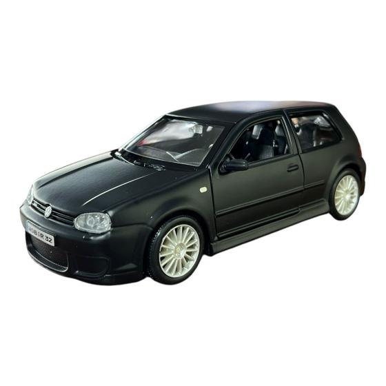 Miniatura Volkswagen Golf R32 Preto Maisto 1:24 Imagem de Miniatura Volkswagen Golf R32 Preto Maisto 1:24