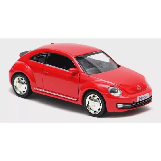 Imagem de Miniatura Volkswagen New Beetle Vermelho 2012 Metal Escala1:32