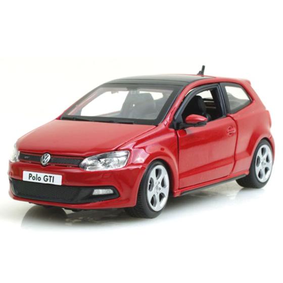 Imagem de Miniatura Vw Polo Gti Mark 5 Vermelho Bburago 1/24