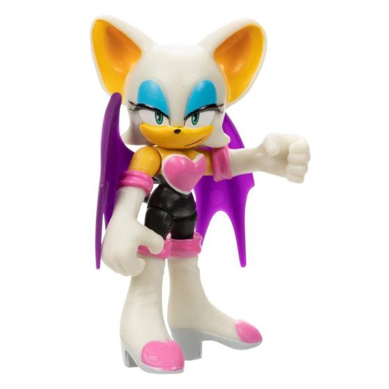 Imagem de Miniboneco Sonic the Hedgehog Rouge de 2,5 polegadas Wave 10