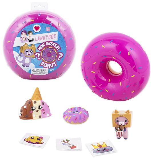 Imagem de Minibonecos colecionáveis Mini Mystery Donut LankyBox Toys