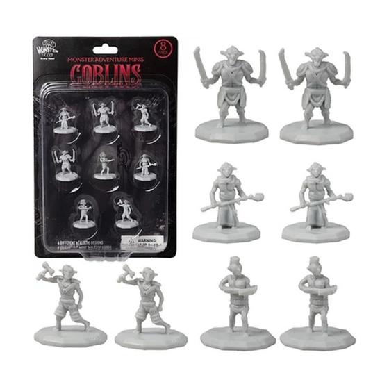 Imagem de Minibonecos Fantasy Goblin - Conjunto de 8 Peças para RPG de Mesa