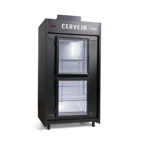 Imagem de Minicâmara Cervejeira 20 Caixas 2 Portas De Vidro Polar MCB110PV 220v