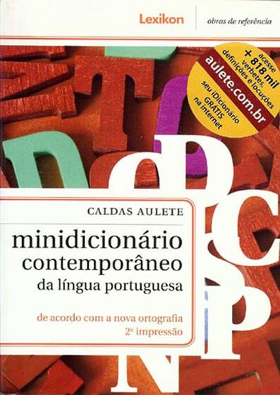 Imagem de Minidicionário contemporâneo da língua portuguesa - de acordo com a nova ortografia
