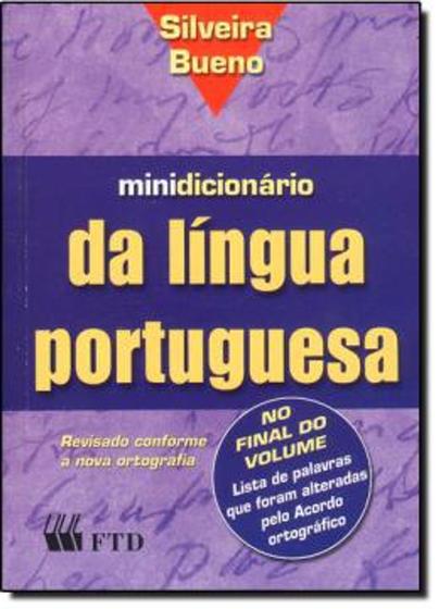 Imagem de Minidicionario da lingua portuguesa - FTD ESPECIAIS -  