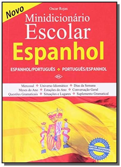 Imagem de Minidicionario escolar espanhol ( ref ort ) - DCL