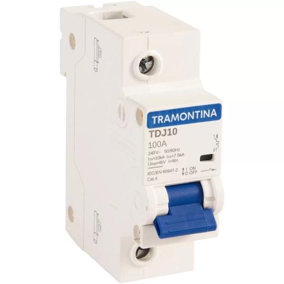 Imagem de Minidisjuntor Tdj101C100 1P100A10Ka Tramontina
