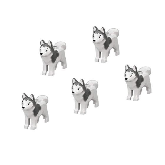 Imagem de Minifigura LEGO - Cão Husky Siberiano Ártico (Pacote)