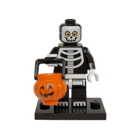 Imagem de Minifigura LEGO Série 14 - Esqueleto com Abóbora