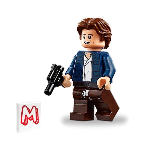 Imagem de Minifigura LEGO Star Wars Han Solo com Coldre e Blaster - 75243