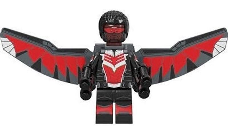Falcon Captain America As Mega Bloks Minifigures Falcon Vingadores