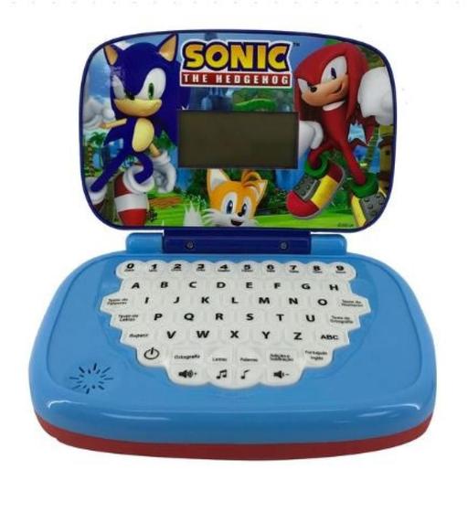 Imagem de Minigame laptop sonic c/tela incorporada   3450