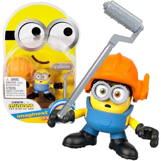 Imagem de Minions Bob Mini Boneco com Acessórios - Imaginext Mattel GNV95