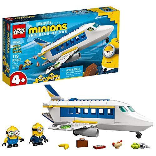 Imagem de Minions LEGO: Minion Pilot in Training (75547) Toy Plane Building Kit for Kids, um grande presente para crianças que amam minions brinquedos e figuras de minion, novas 2021 (119 peças)