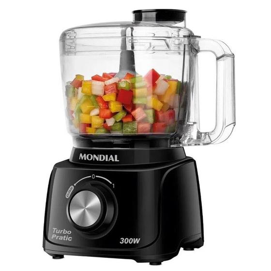 Miniprocessador 500ml 300W MP-16-B Mondial Menor preço em Miniprocessador 500ml 300W MP-16-B Mondial