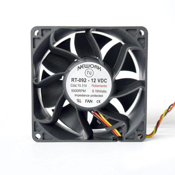 Imagem de Miniventilador Nework 92X92X38 12 VDC Código 15.114