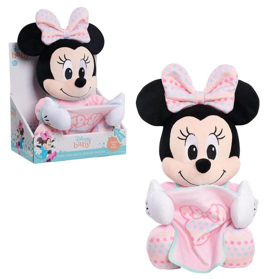 Imagem de Minnie Mouse de pelúcia interativa Disney Baby Hide-And Seek 28 cm