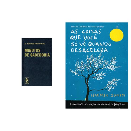 Minutos de sabedoria - C. Torres Pastorino - Livro de bolso + As coisas ...