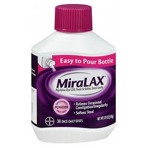 Imagem de Miralax - Pó Laxante Osmótico Sem Sabor (2 Pacotes com 17,9 oz)