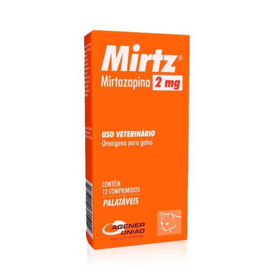 Imagem de Mirtz Gatos Agener 2mg - 12 Comprimidos