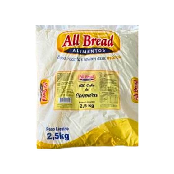 Imagem de Mistura Bolo All Cake Cenoura All Bread C/ 2,5 Kg