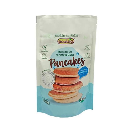 Imagem de Mistura Orgânica Pancakes Panqueca Americana 250G - Ecobio