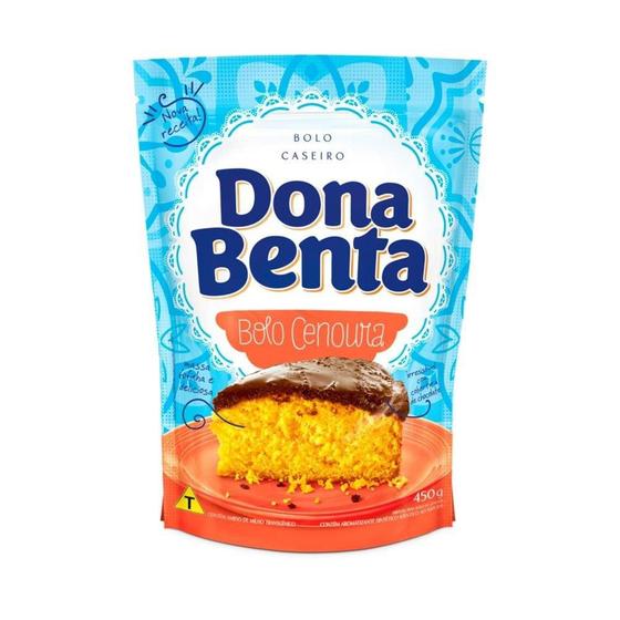 Imagem de Mistura p/ Bolo Sabor Cenoura 450g - 12 unidades - Dona Benta