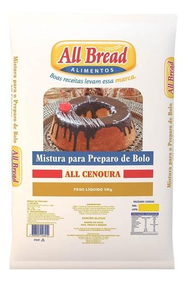 Imagem de Mistura Para Bolo De Cenoura All Bread 5 Kg