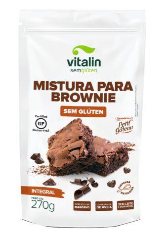 Imagem de Mistura para Brownie Integral Vitalin 270g - Sem Glúten e Leite