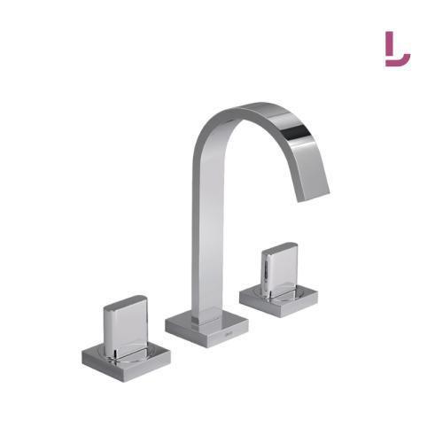 Misturador de Mesa para Lavatório Polo Bica Alta Cromado - Deca Menor preço em Misturador de Mesa para Lavatório Polo Bica Alta Cromado - Deca