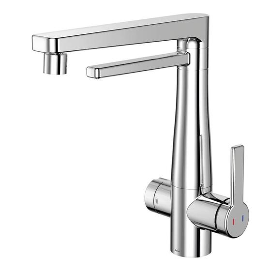 Misturador Monocomando de Mesa Para Cozinha Com Filtro Purificador de Água Nova Vitalis Cromado Docol Imagem de Misturador Monocomando de Mesa Para Cozinha Com Filtro Purificador de Água Nova Vitalis Cromado Docol