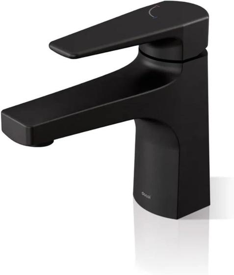 Imagem de Misturador Monocomando de Mesa para Lavatório Lift Ônix ColdStart Jateado Preto 007959CE