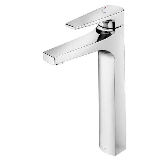 Misturador monocomando para lavatorio de mesa bica alta lift - chrome Menor preço em Misturador monocomando para lavatorio de mesa bica alta lift - chrome