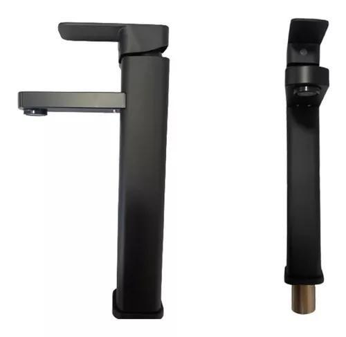 Misturador Monocomando Preto Fosco De Bancada 27cm Para Lavatório Bica Alta Menor preço em Misturador Monocomando Preto Fosco De Bancada 27cm Para Lavatório Bica Alta