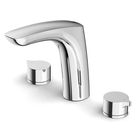 Misturador para Lavatorio de Mesa com 3 Furos Bica Alta Insignia ...
