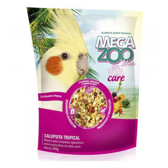 Imagem de Mix Calopsita Tropical 500g - Megazoo